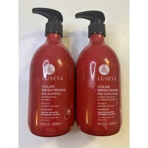 Luseta Color Brightening Red Shampoo & Conditioner Set 16.9 fl oz – Color Safe